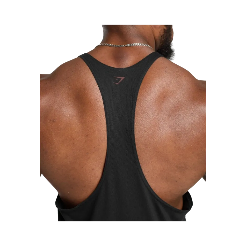 Gymshark Heavy Duty Stringer Slim Fit Black