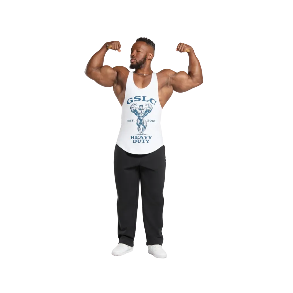 Gymshark Heavy Duty Stringer Slim Fit White