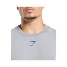 Gymshark Heritage Washed Crew Oversized Fit Denim Grey