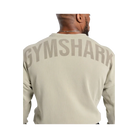 Gymshark Power Washed Crew Oversized Fit Ecru Brown