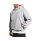 Gymshark Rest Day Essentials Hoodie Oversized Fit Light Grey Core Marl