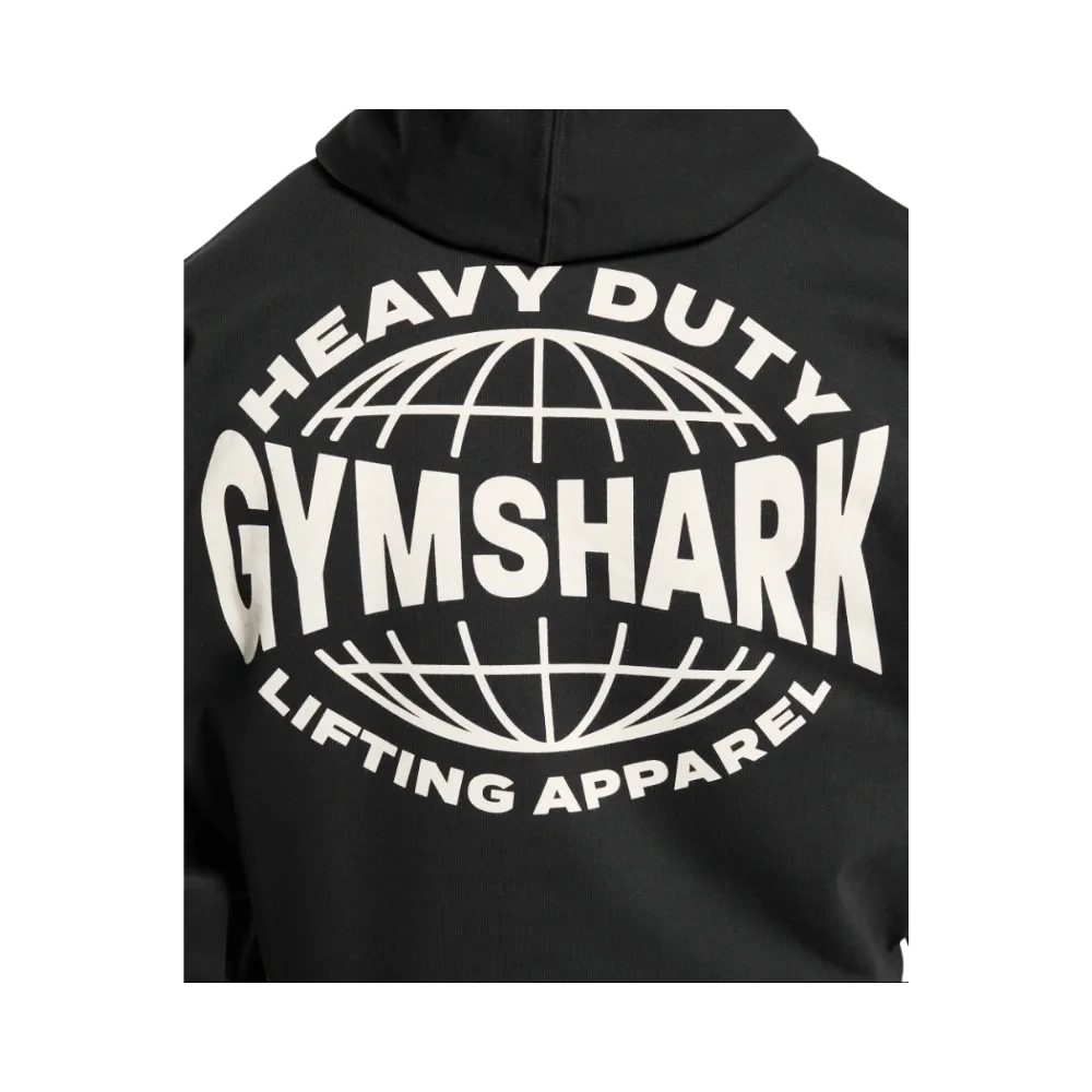 Gymshark Heavy Duty Apparel Hoodie Oversized Fit Black