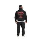 Gymshark Metal Lifting Graphic Hoodie Oversized Fit Black