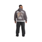 Gymshark Strength Department Animal Oversized Hoodie Greyed Purple