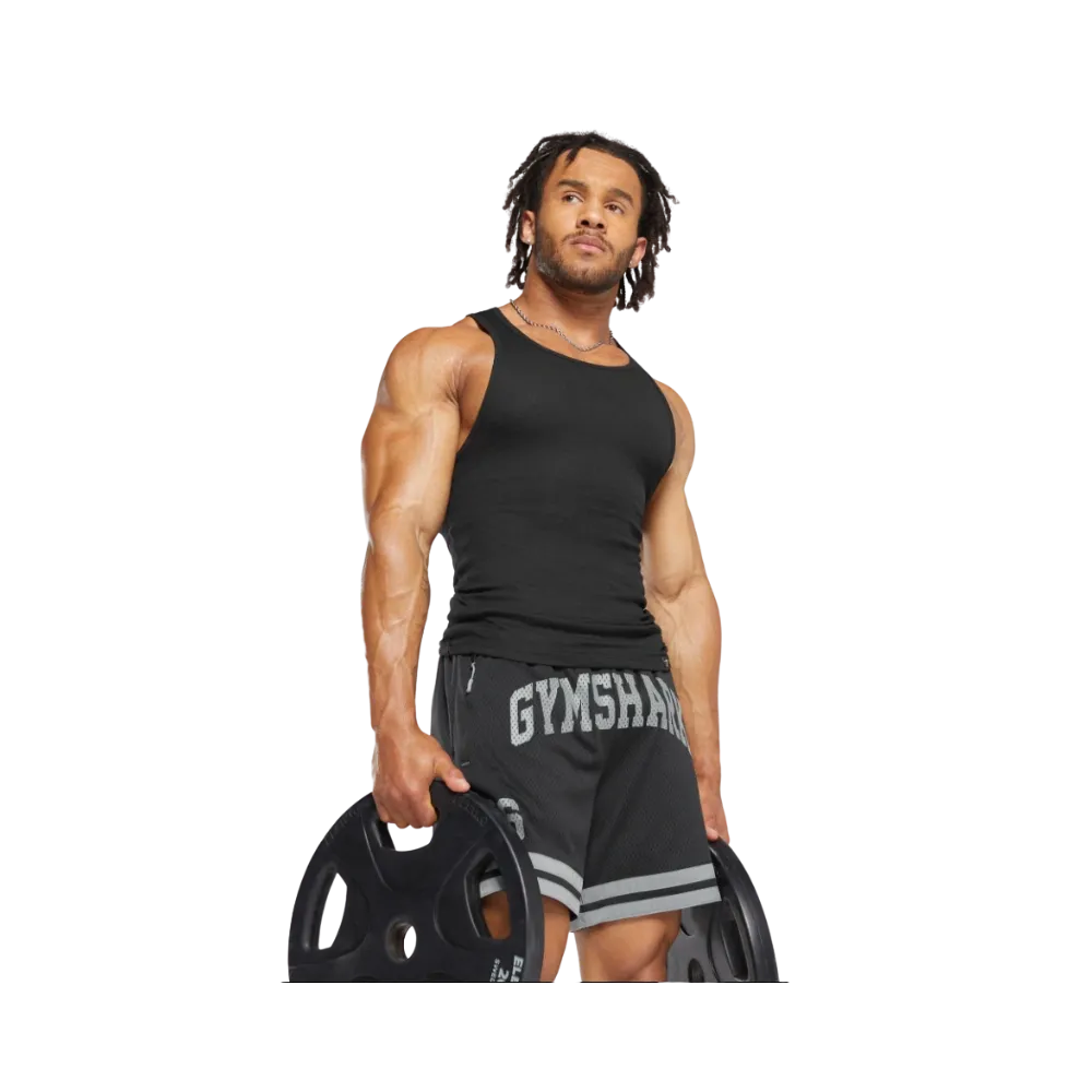 Gymshark Basketball Wordmark Short Regular Fit Black