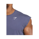 Gymshark Critical Cut Off Tank Slim Fit Weighted Purple