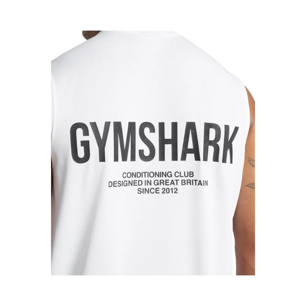 Gymshark Conditioning Club Tank Oversized Fit White