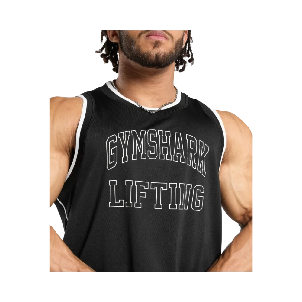 Gymshark Mesh Tank Regular Fit Black