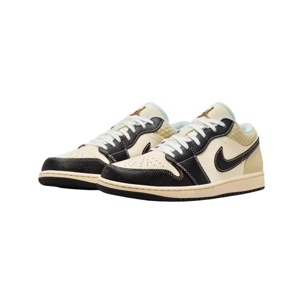 Air Jordan 1 Low SE 'Coconut Milk Black Muslin'