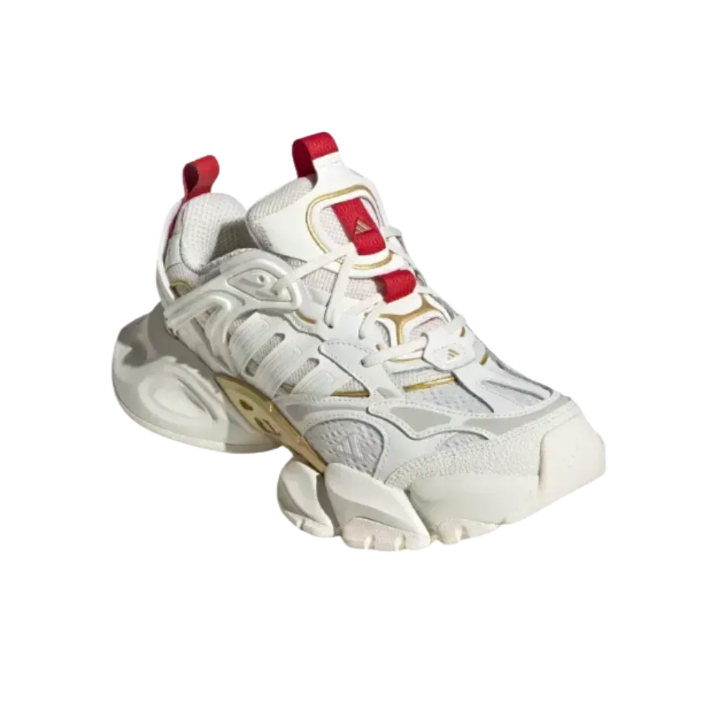 Adidas XLG Runner Deluxe Off White Gold Metallic Red