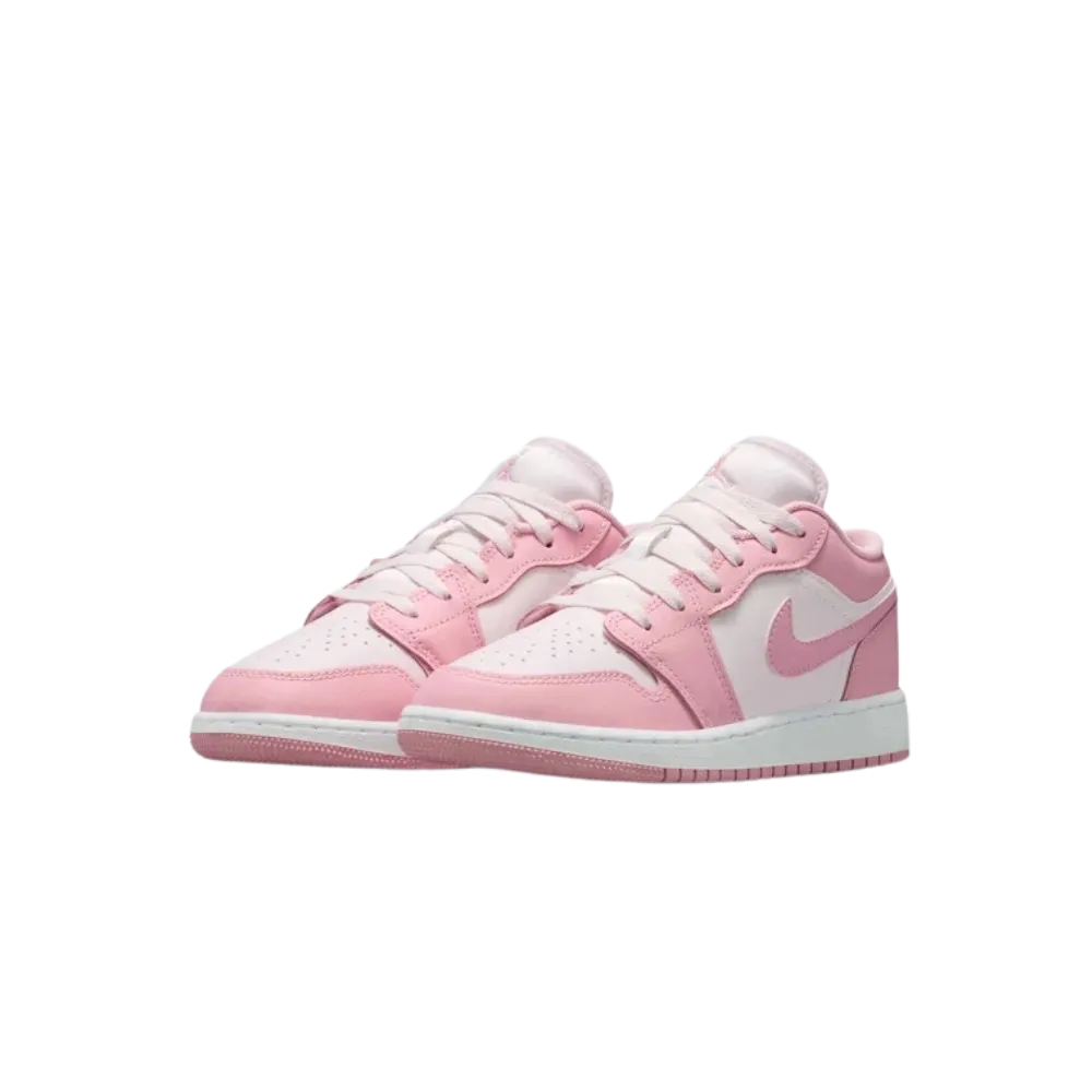 Nike Air Jordan 1 Low Medium Soft Pink White (GS)