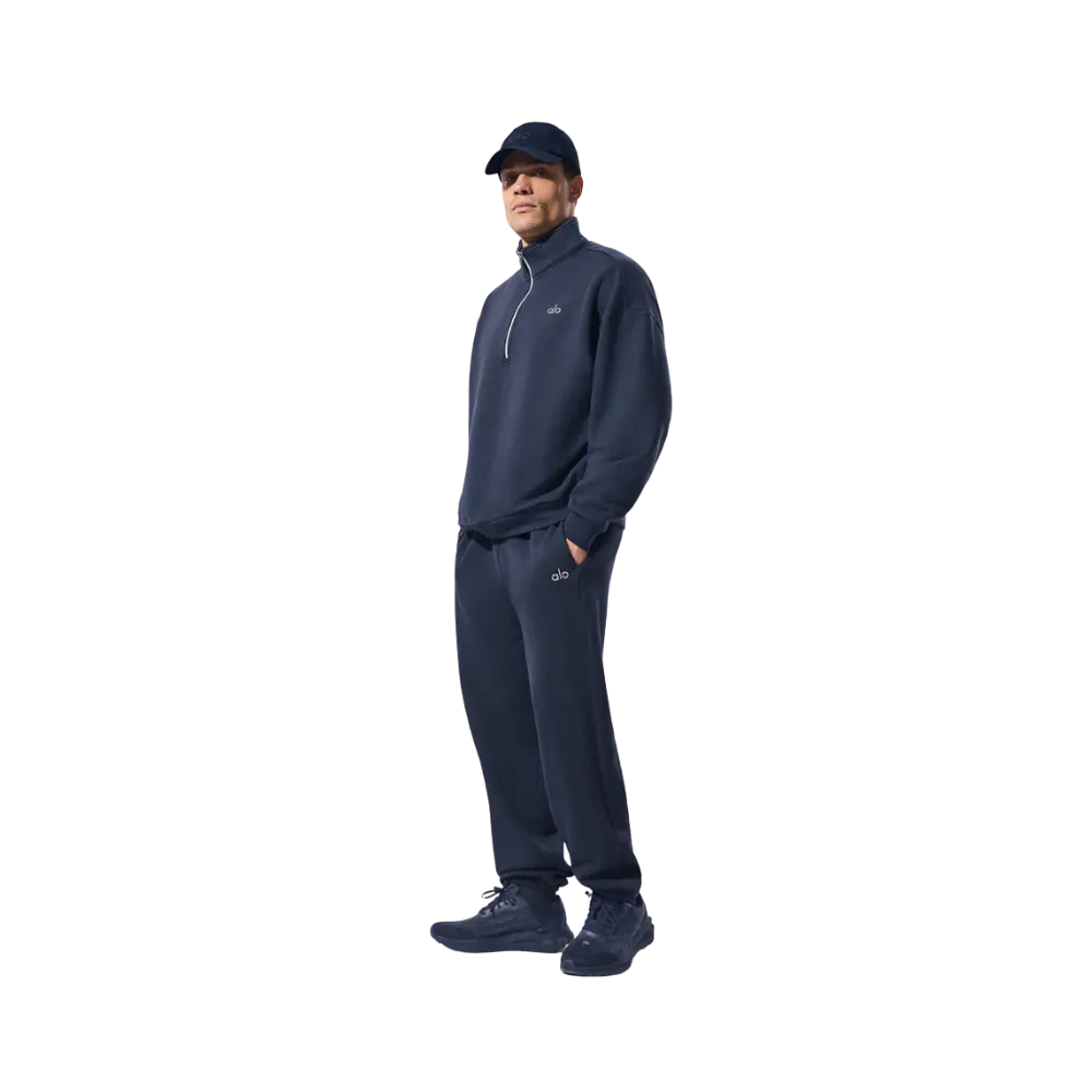 Alo Men's Accolade 1/4 Zip Pullover Navy