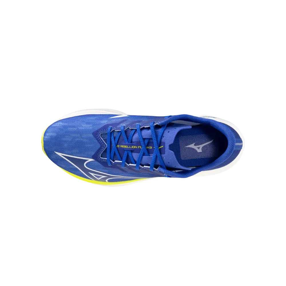 Mizuno Wave Rebellion Flash 3 Dazzling Blue-Surf The Web