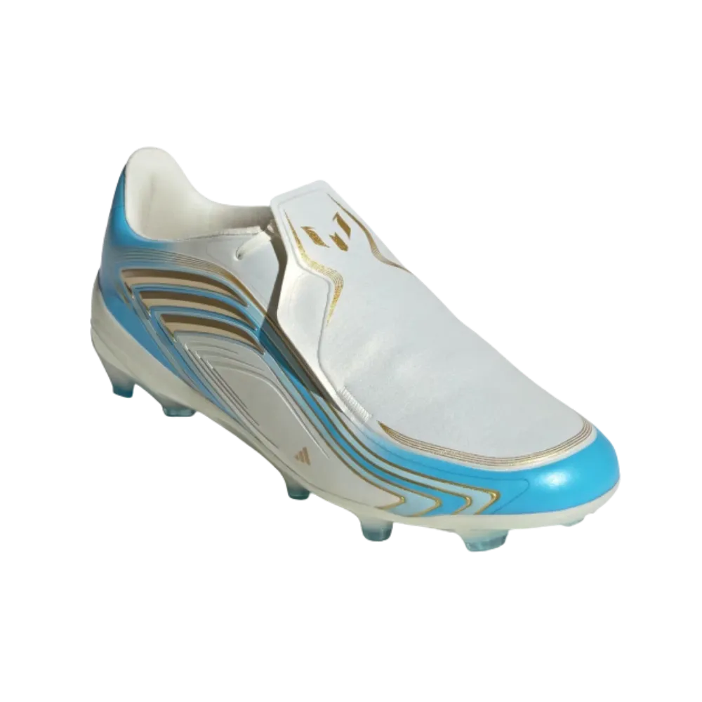 Adidas F50 Messi Elite Firm Ground Soccer Cleats Kids Icey Blue