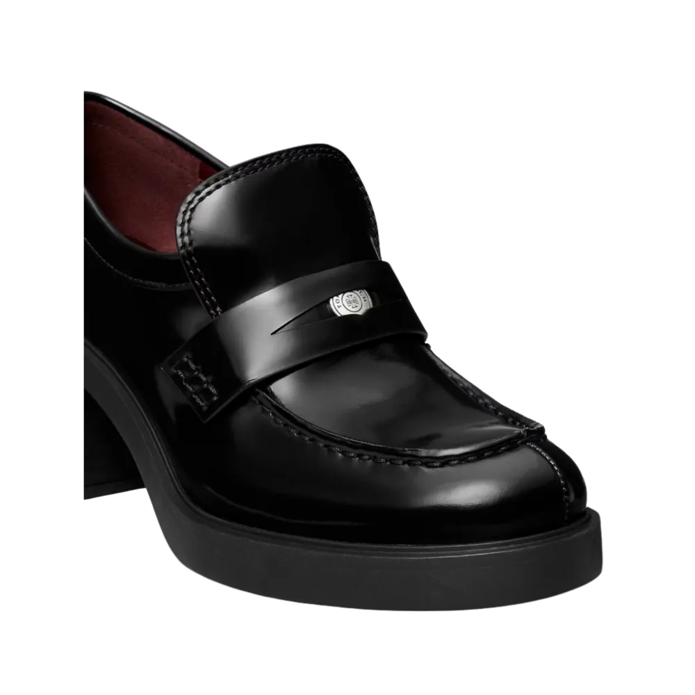 Tory Burch Classic Heeled Lug Loafer Perfect Black