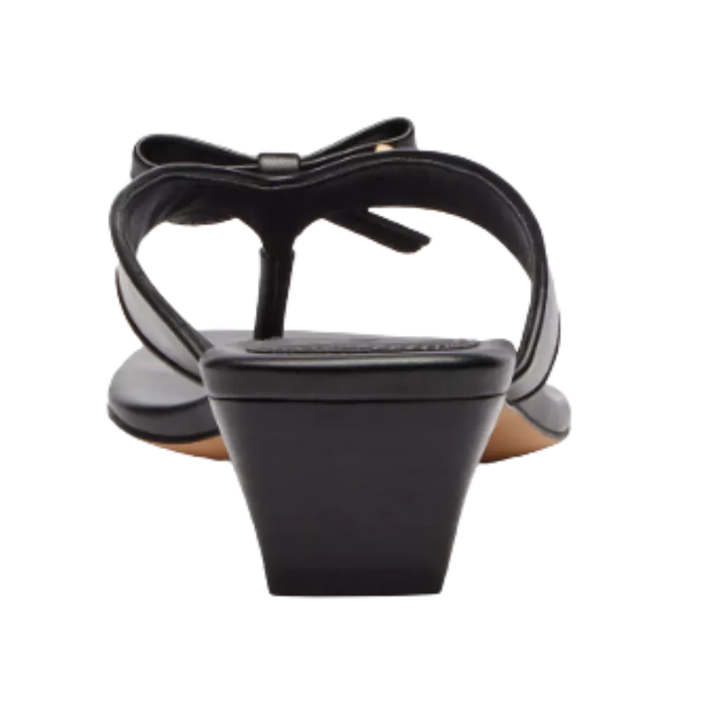 Coach Bow Thong Kitten Black