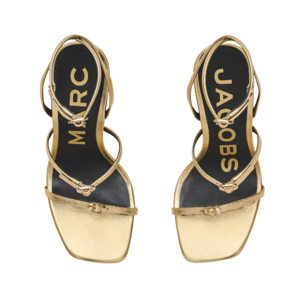 Marc Jacobs The Metallic Leather Daisy Gold