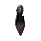 Michael Kors Amali Signature Logo Pump Brown