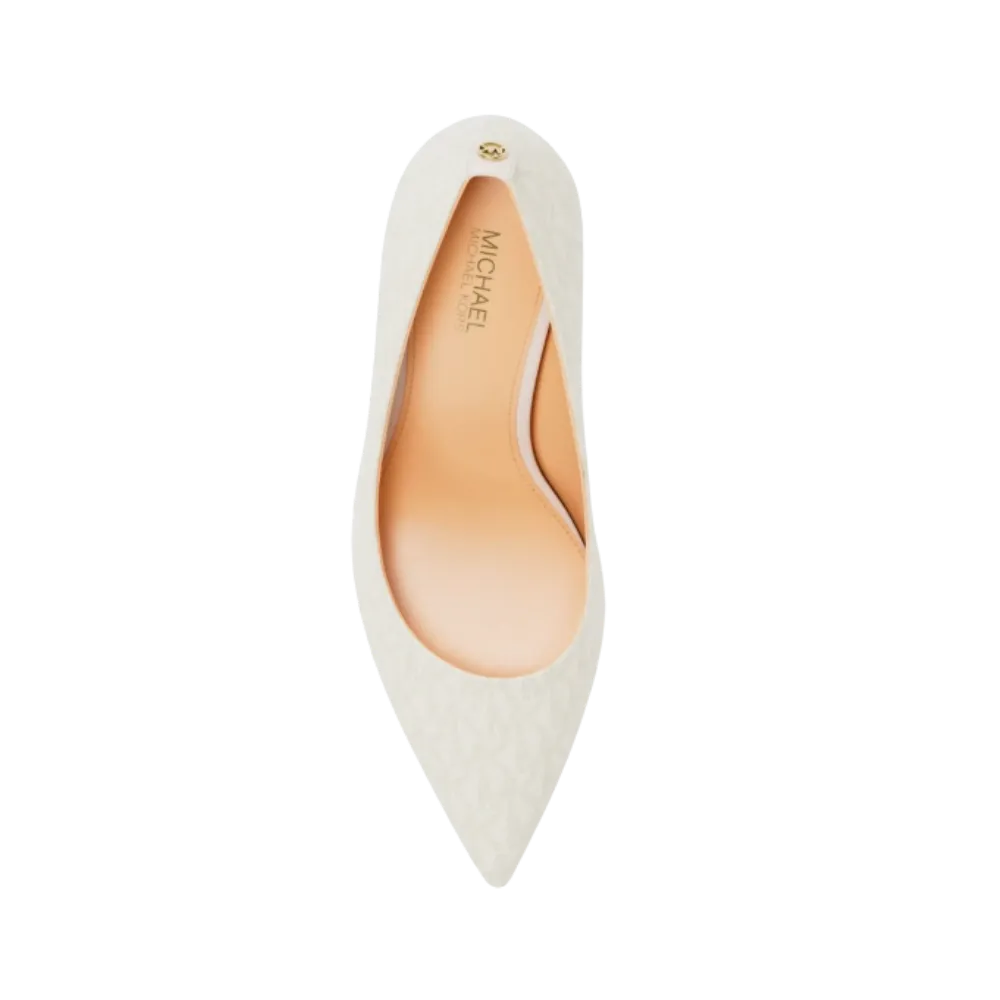 Michael Kors Willa Signature Logo Pump Vanilla