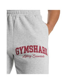 Gymshark Lifting Essentials Graphic Brushed Oversized Joggers Light Grey Core Marl