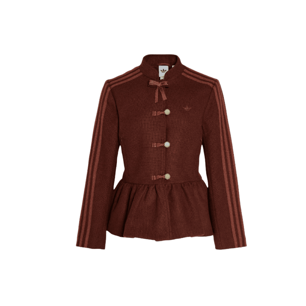 adidas Women's Chinese New Year CNY Jacket Brown Red