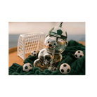 Starbucks x FIFA World Cup 2026 Bearista Bear Football Cap Glass Cup
