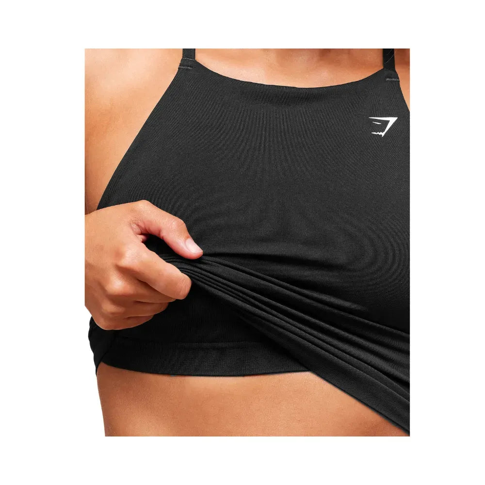 Gymshark Everyday Seamless Tank With Shelf Black
