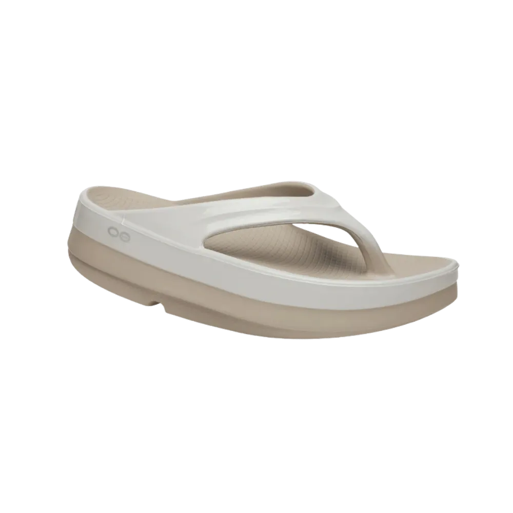 Oofos OOmega OOlala Stacked Sandal - Fog