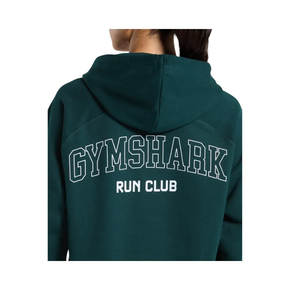Gymshark Running Graphic Hoodie Strong Teal