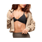 Gymshark Twist Front Bralette - Light Support Black