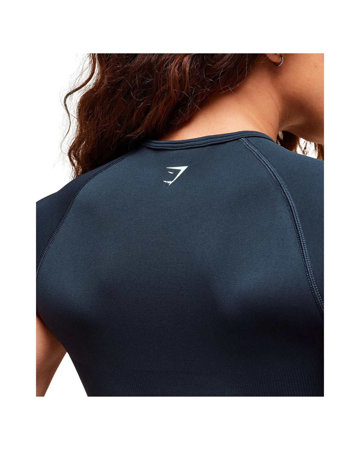 Gymshark Lift Varsity Seamless Midi T-Shirt Heavy Blue