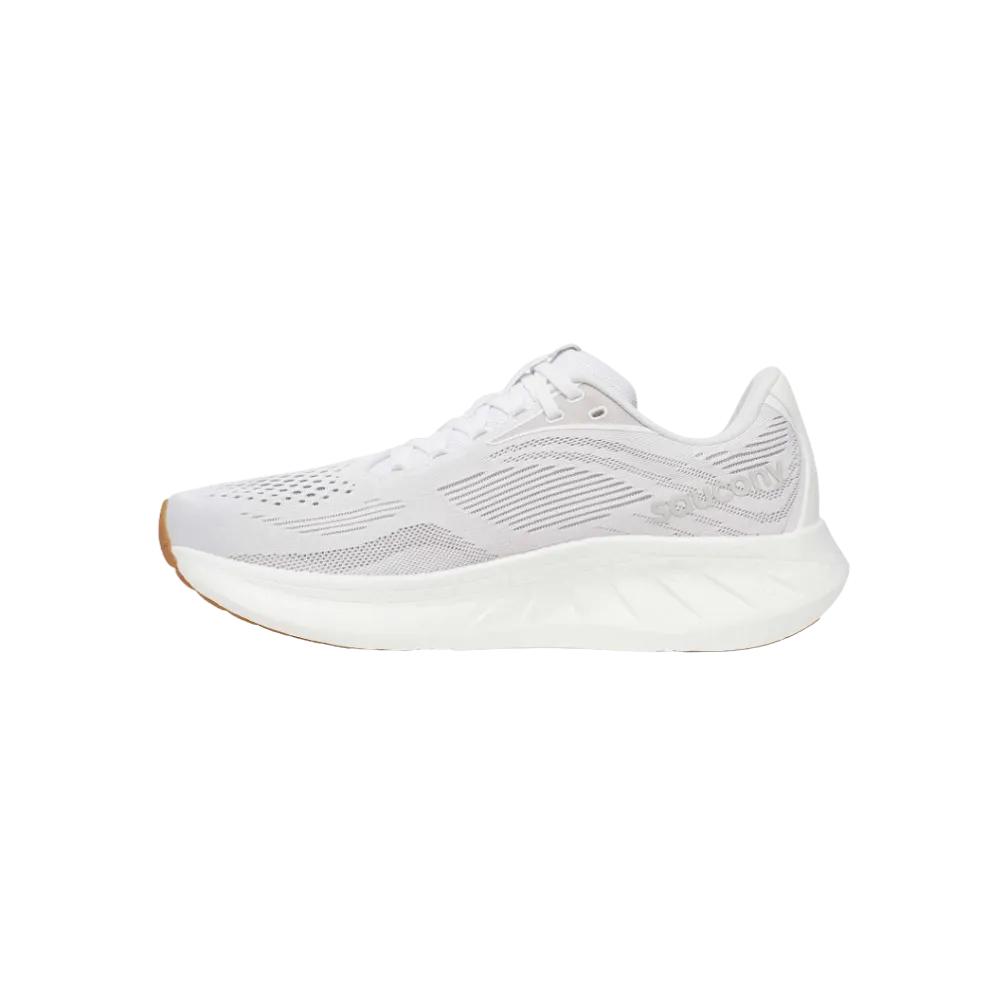 Saucony Ride 18 White | Gum