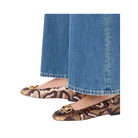 Valentino VLogo Signature Ballerinas With Animalier Embroidery Brown