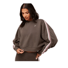 Gymshark Piping Midi Crew Neck Walnut Brown/Chestnut Pink/Soft White
