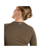 Gymshark Vital Crop Top Celeste Espresso Marl