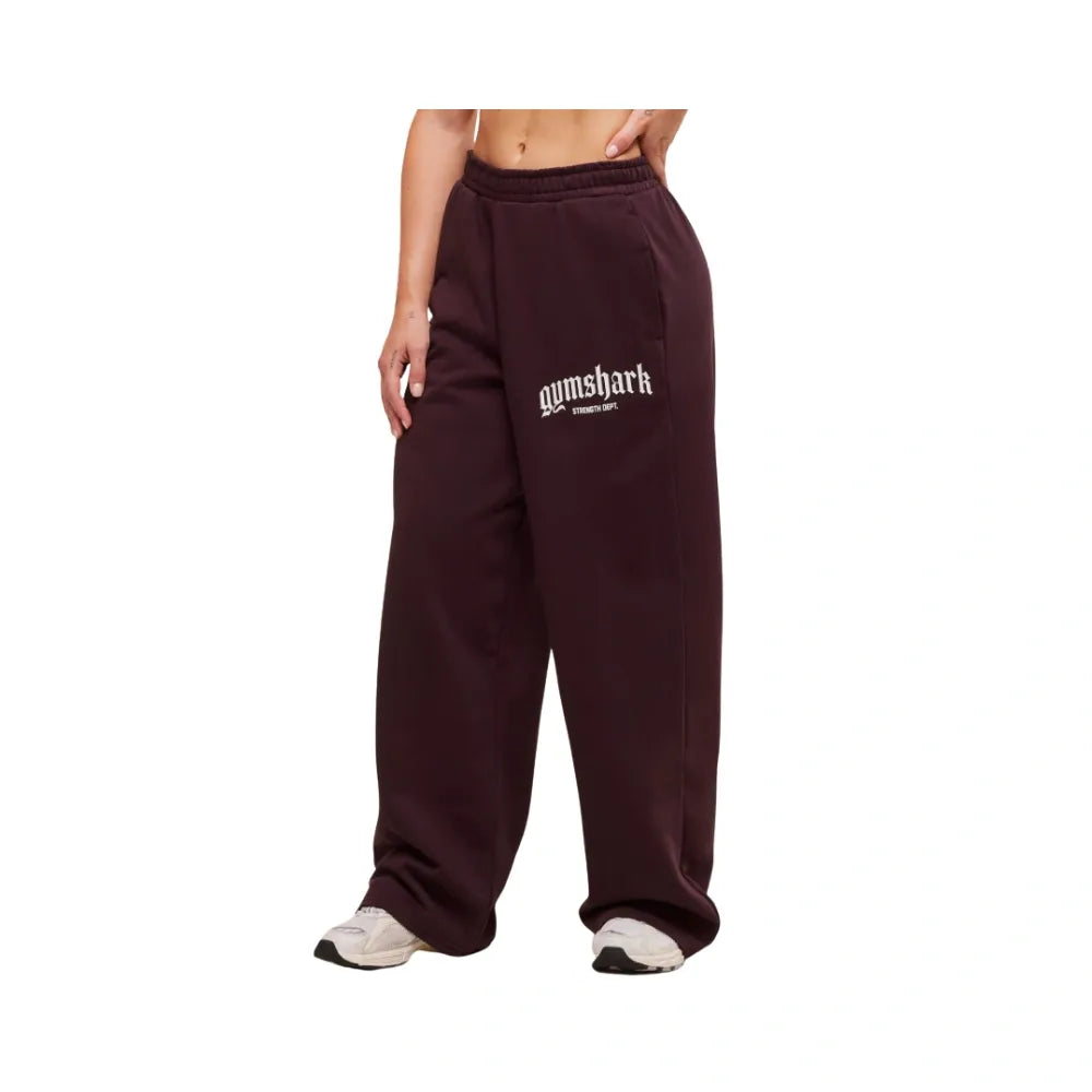 Gymshark Strength Department Wide Leg Joggers Cherry Purple