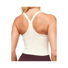 Gymshark Everyday Seamless Ribbed Midi Top Soft White