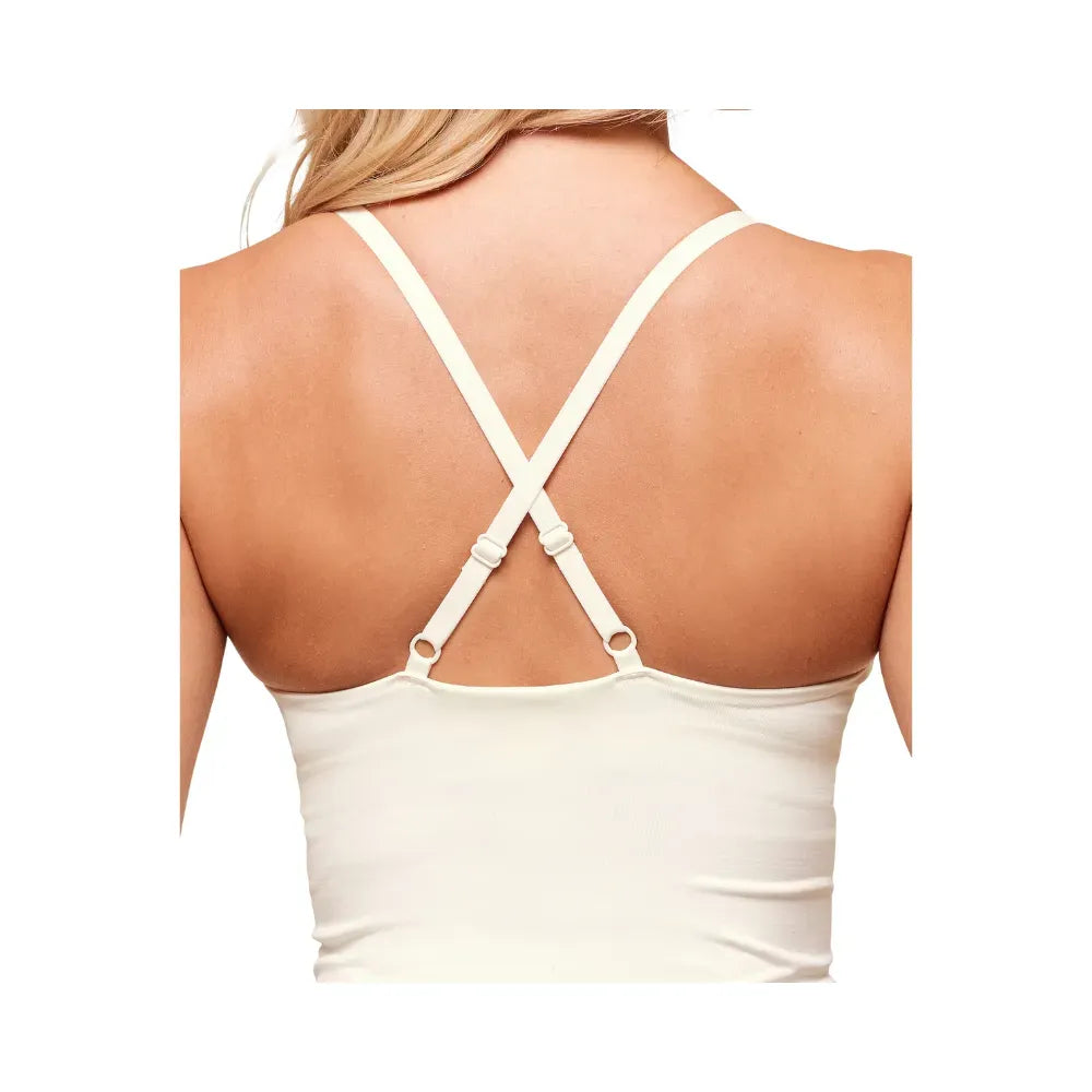 Gymshark Everyday Seamless Tank With Shelf Soft White