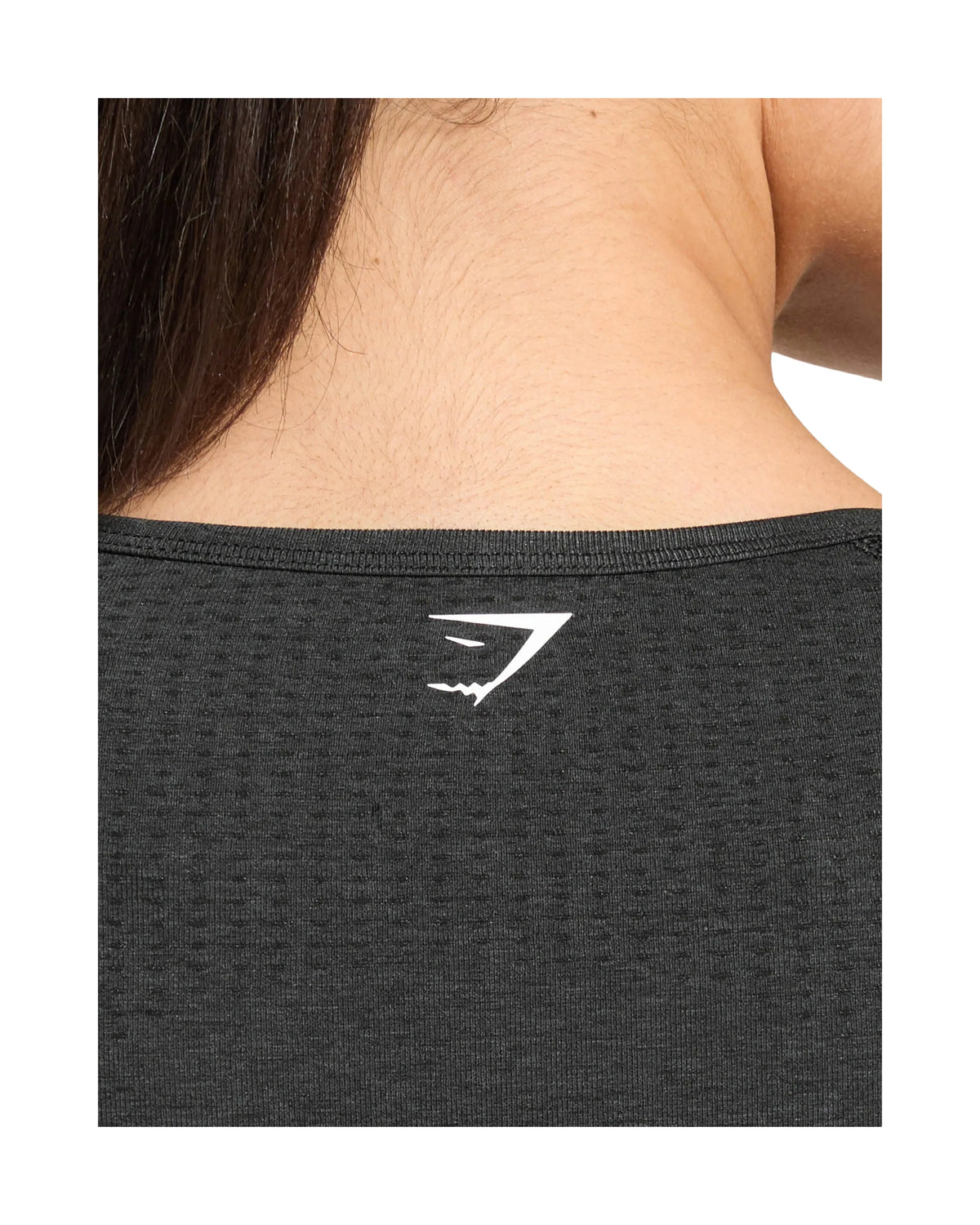 Gymshark Vital Crop Top Black Marl