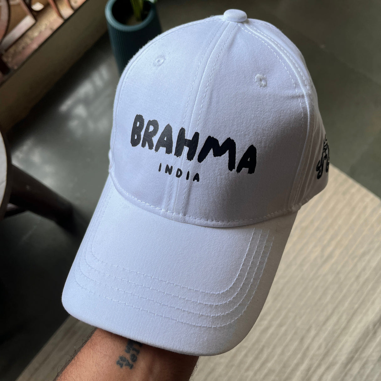 Brahma India // White Baseball Cap