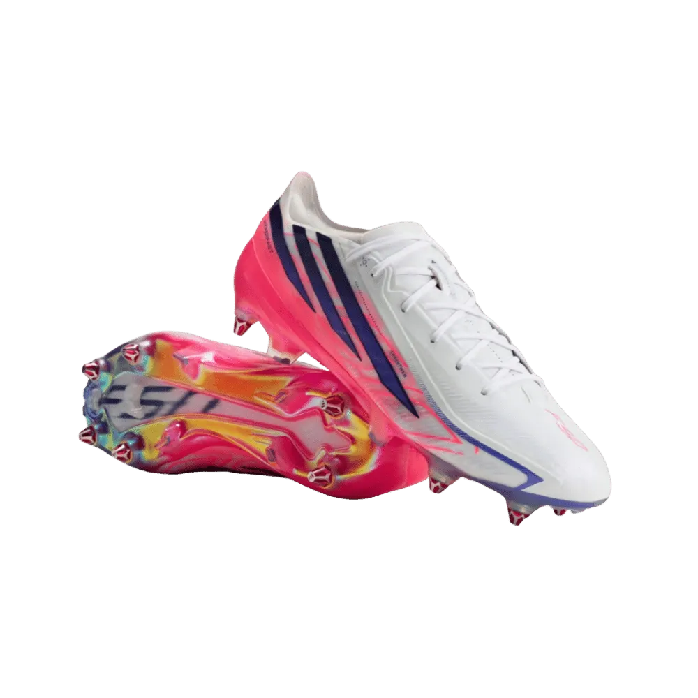 Adidas F50 Hyperfast Elite Soft Ground Soccer Cleats Cloud White