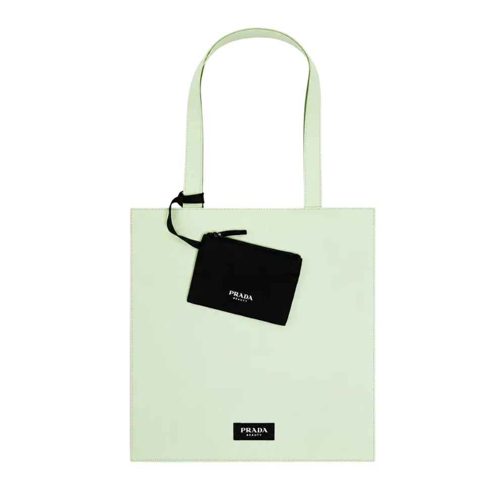 Prada Beauty Reversible Tote Bag - Black & Green