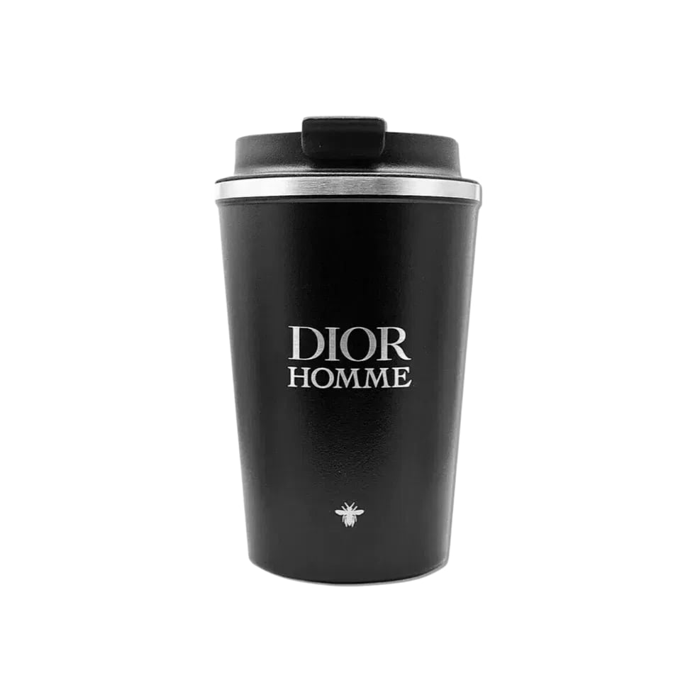 Dior Homme Stainless Steel Travel Mug - Black