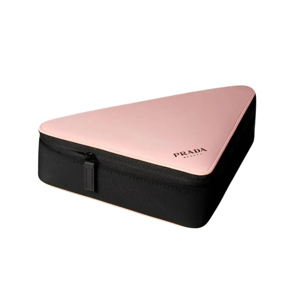 Prada Beauty Triangle Pink Makeup Case