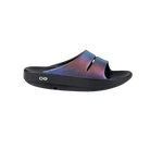 Oofos OOahh Luxe Slide Sandal -Midnight Spectre