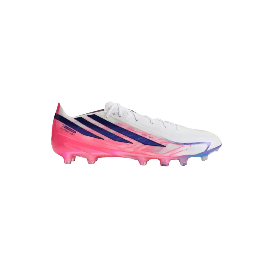 Adidas F50 Hyperfast Elite Artificial Grass Soccer Cleats Cloud White
