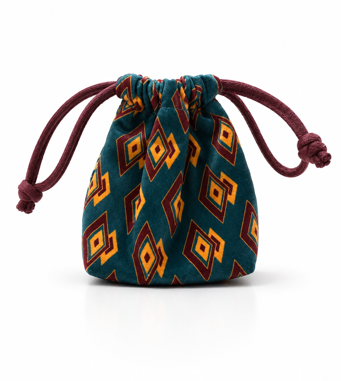 Estee Lauder Geometric Pattern Drawstring Bag