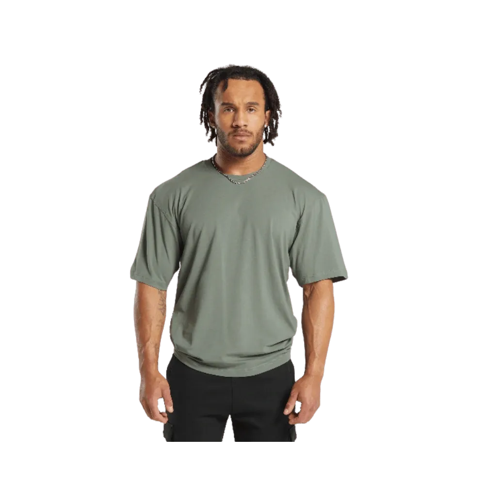 Gymshark Power T-Shirt Oversized Fit Unit Green