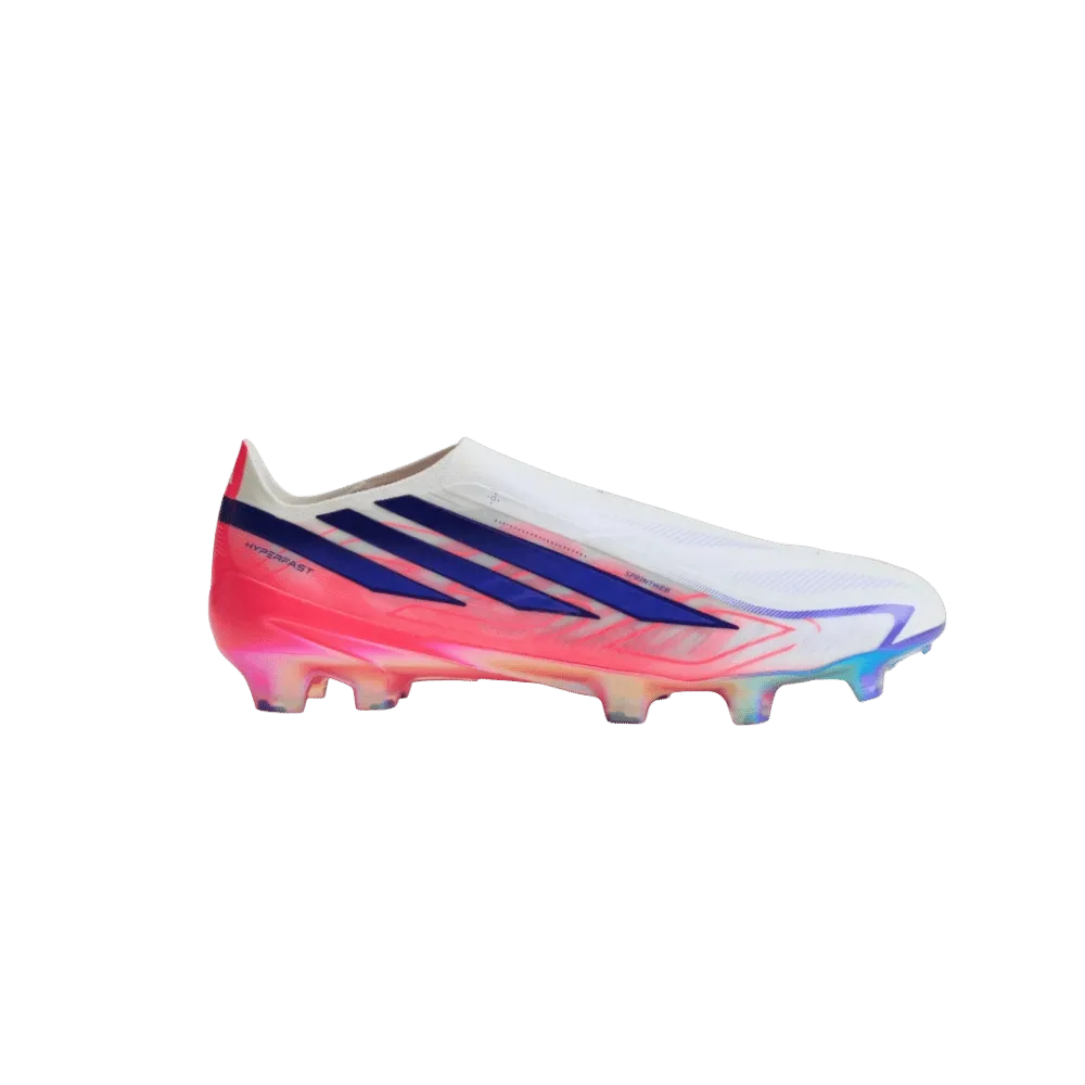 Adidas F50 Hyperfast Elite Laceless Firm Ground Cleats Cloud White