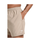 Gymshark Arrival 5" Shorts Cement Brown